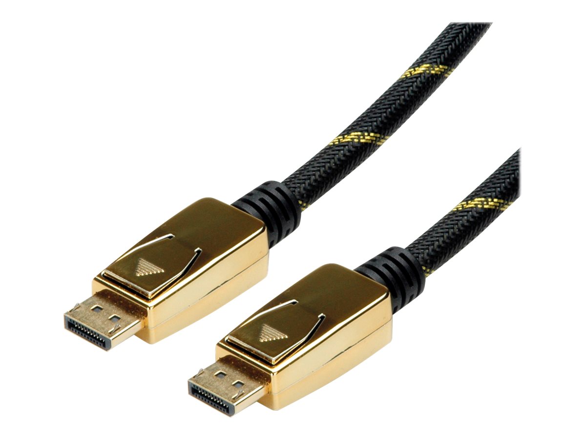 ROLINE GOLD DisplayPort Kabel v1.4 DP ST - ST 2m Detailansicht