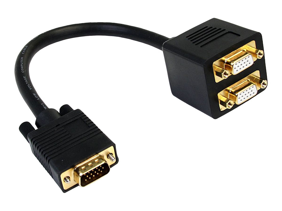 STARTECH.COM 30cm VGA auf 2x VGA Splitter-Kabel Vorderansicht