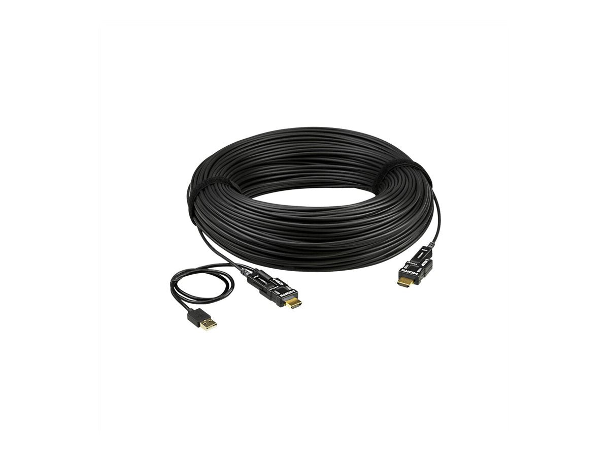 ATEN VE7834A True 4K HDMI Aktives Optisches Kabel 60m - Vorderansicht