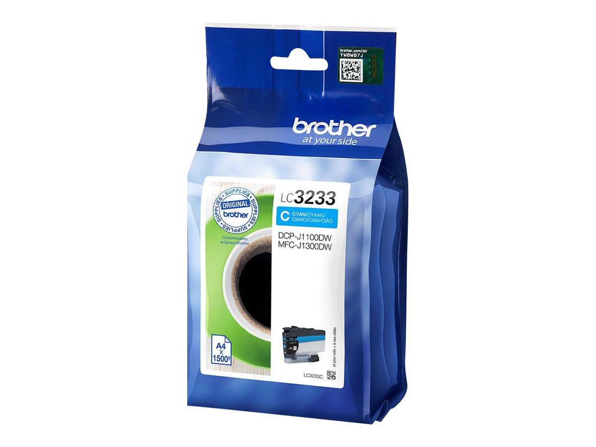 BROTHER LC-3233C Tintenpatrone Cyan Verpackung