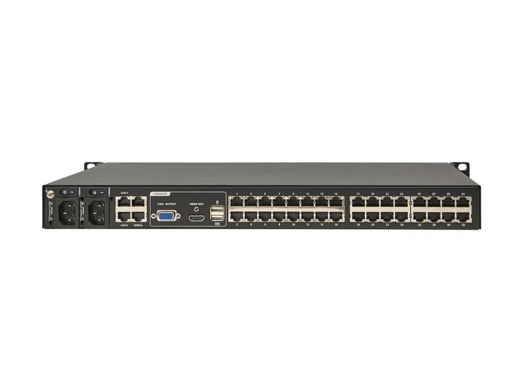 EATON Tripplite 16-Port Cat5e KVM over IP Switch Anschlussmöglichkeiten