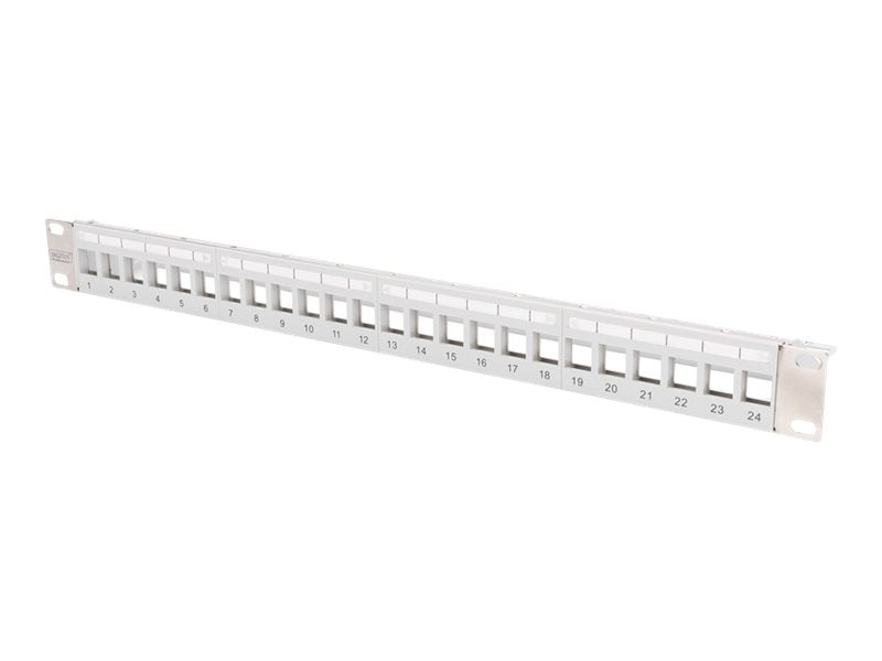 DIGITUS Modular Patch Panel geschirmt 24-port Vorderansicht