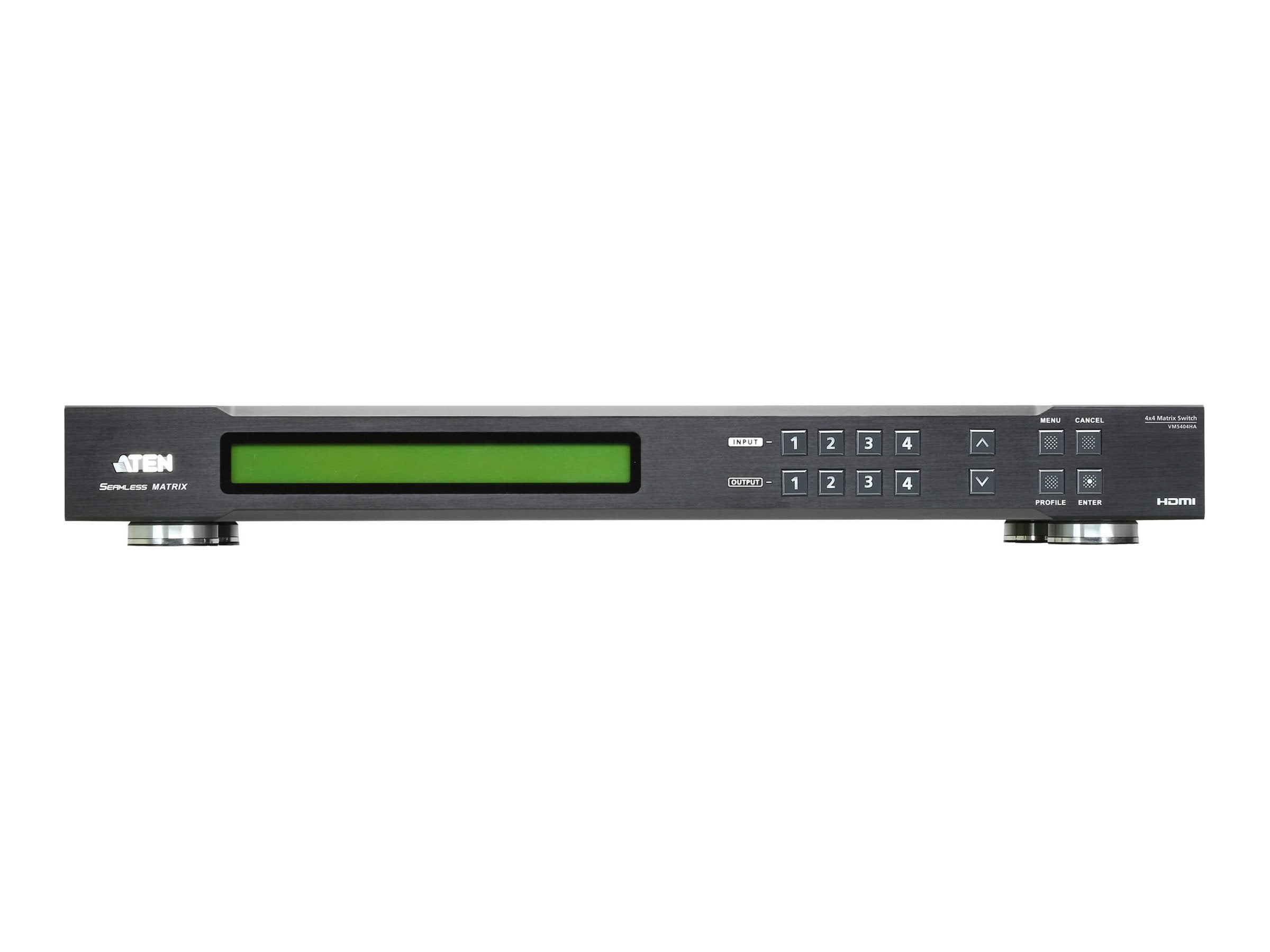 ATEN VM5404HA 4x4-HDMI-Matrix-Switch Vorderansicht
