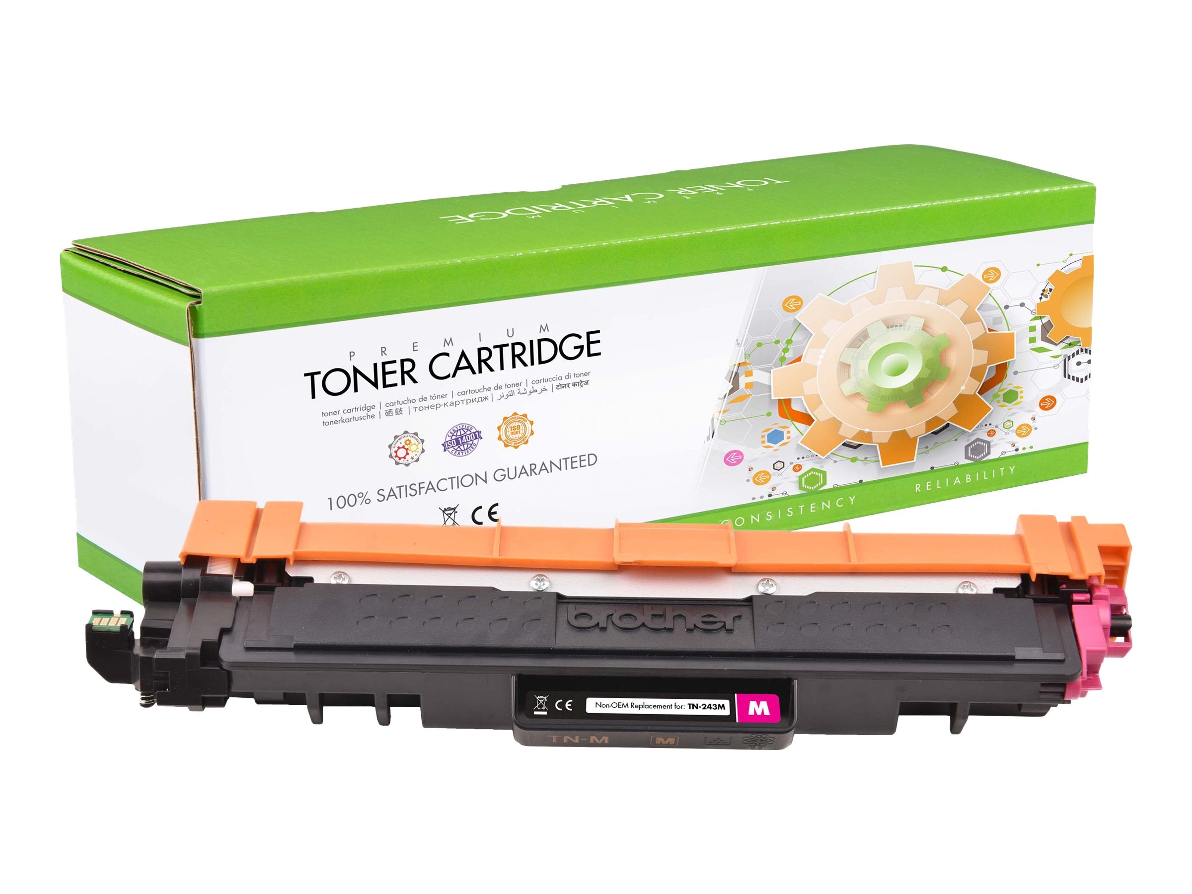 STATIC Tonerpatrone Brother TN-243M magenta Vorderansicht