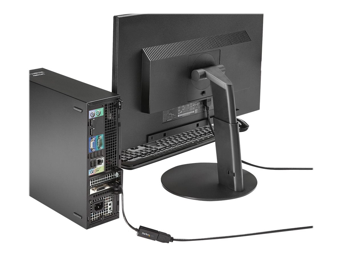 STARTECH.COM DisplayPort auf HDMI 4k Adapter Anschlussansicht