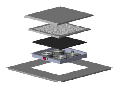 DIGITUS Dachlüftereinheit 600x600mm Vorderansicht