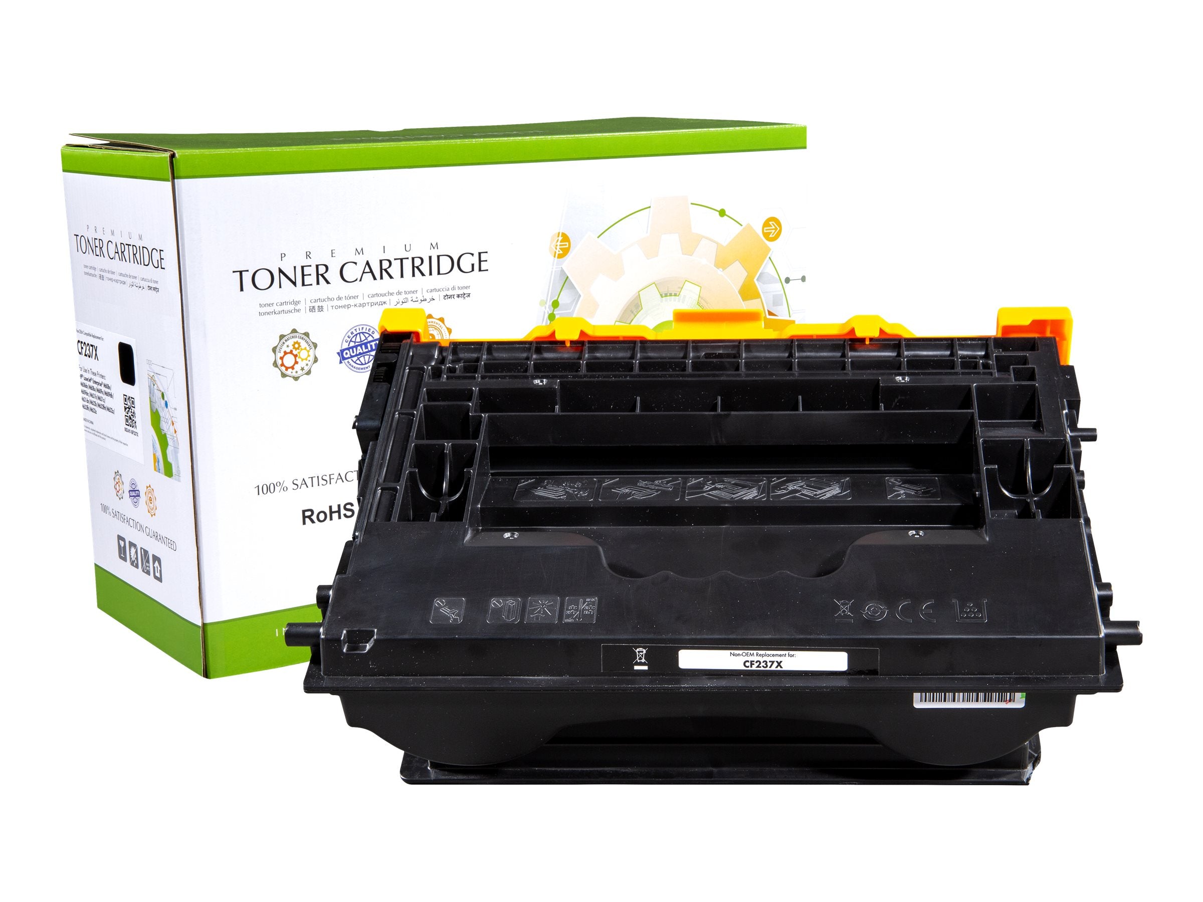 STATIC Tonerpatrone HP CF237X schwarz High Capacity - Vorderansicht