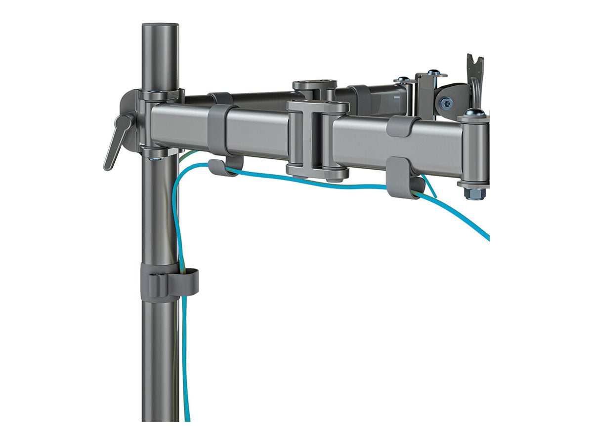 NEOMOUNTS NeoMounts Flat Screen Desk Mount 2 screens Silver - Verpackung
