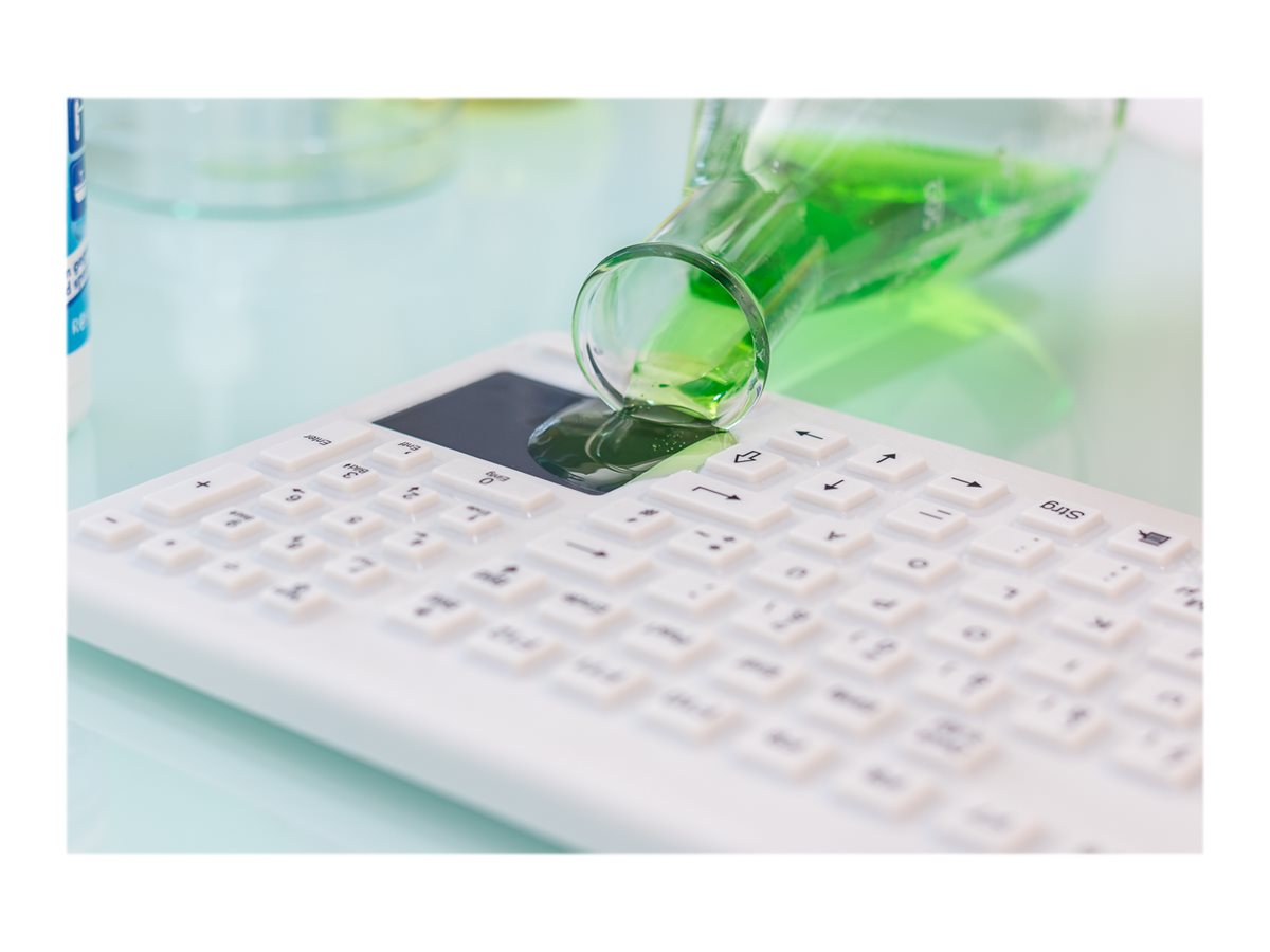 GETT InduProof Advanced Silikon-Tastatur Vorderansicht