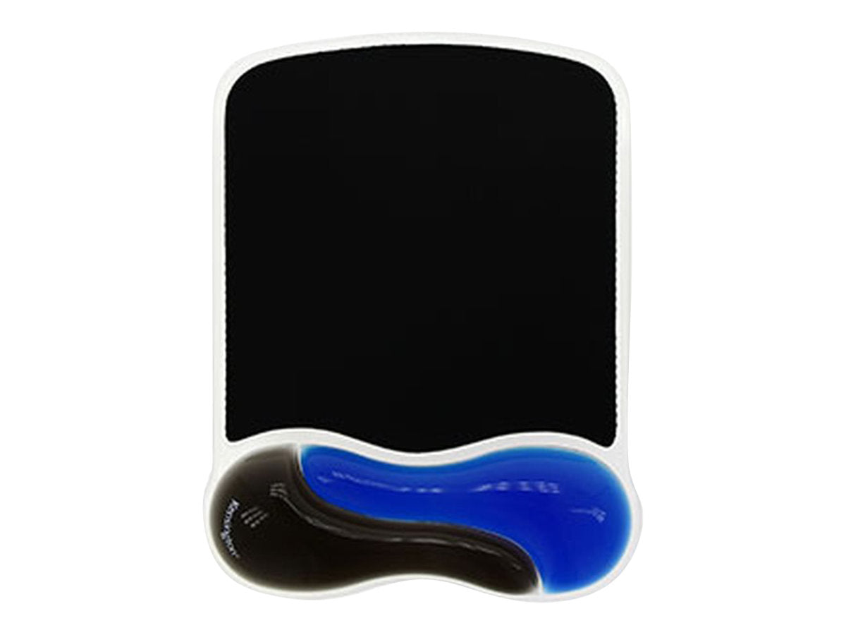 KENSINGTON Duo Gel Mauspad blau schwarz - Vorderansicht