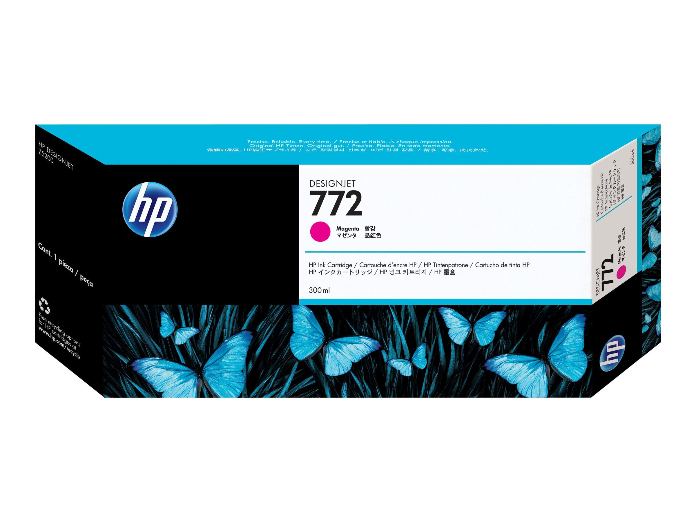 HP 772 original Ink cartridge CN629A magenta Vorderansicht