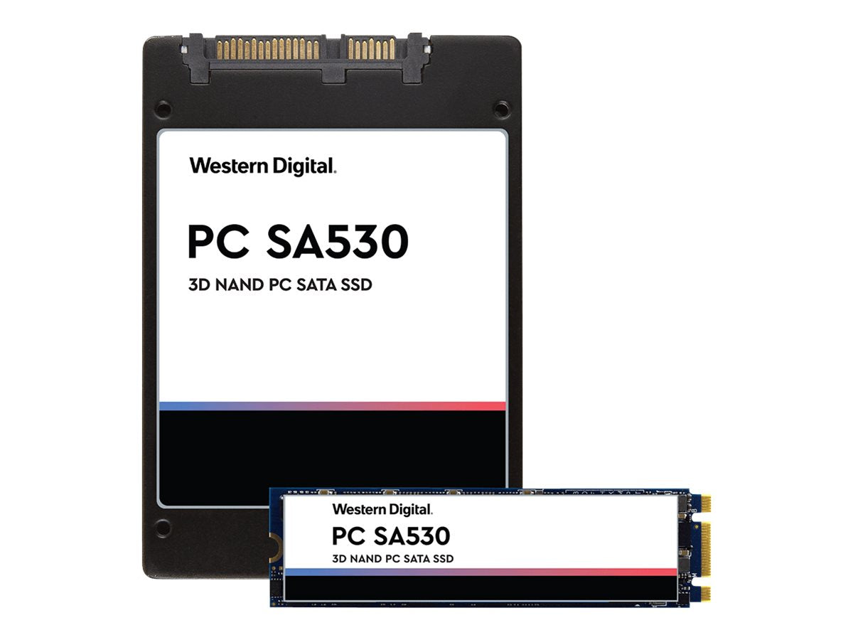 Vorderansicht der SANDISK Western Digital PC SA530 SSD SATA 1TB