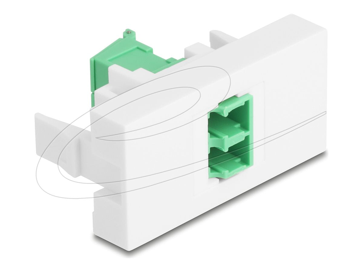 DELOCK Easy 45modul LC Duplex Buchse Vorderansicht