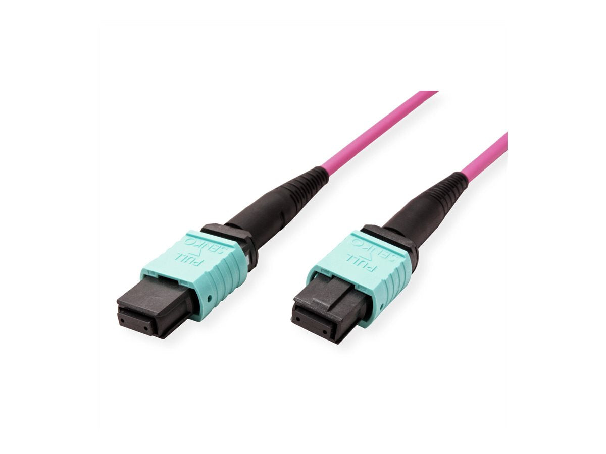 VALUE MPO-Trunk-Kabel 50/125um OM4 MPO/MPO violett 5m - Verpackung