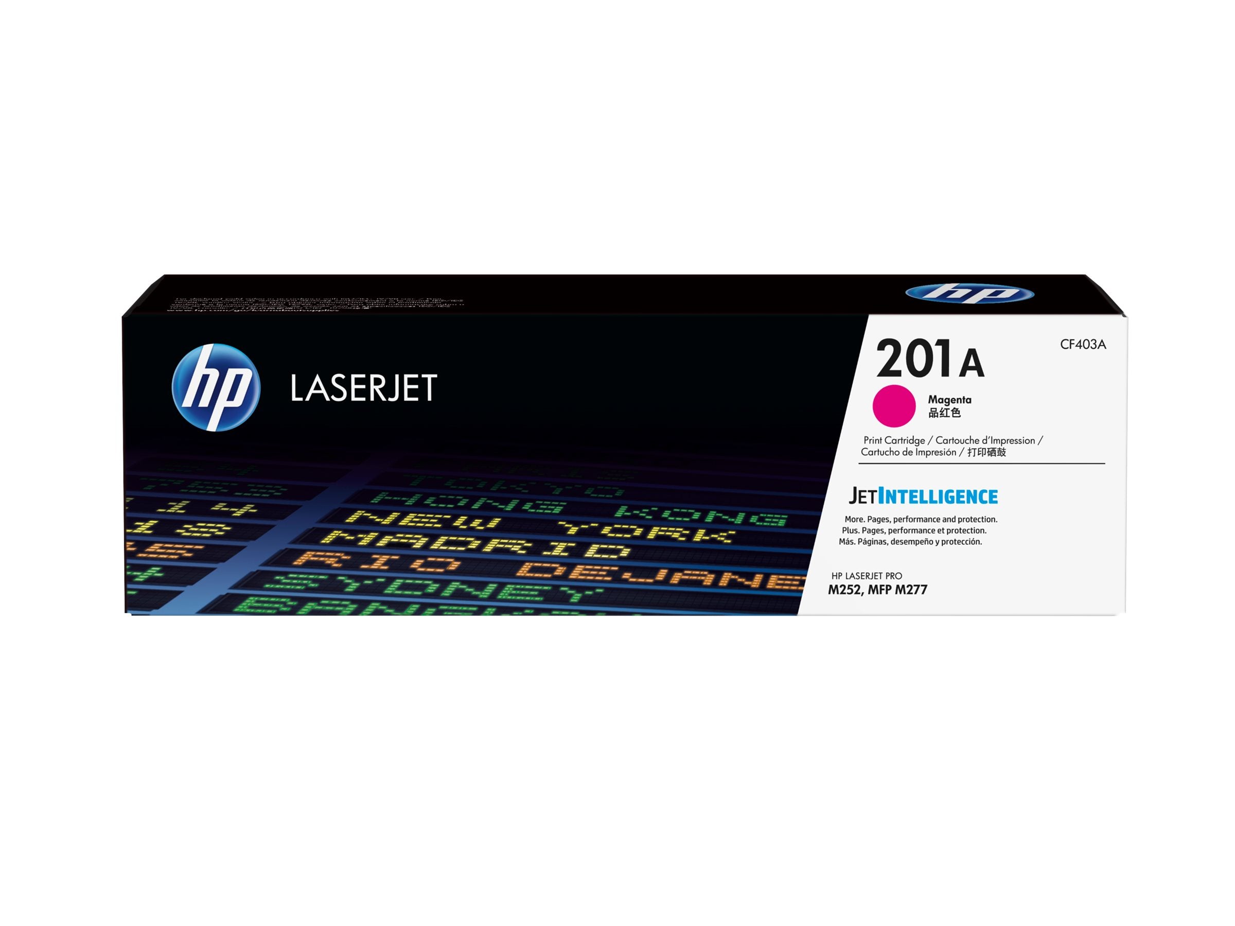 HP 201A Tonerpatrone CF403A Magenta Verpackung