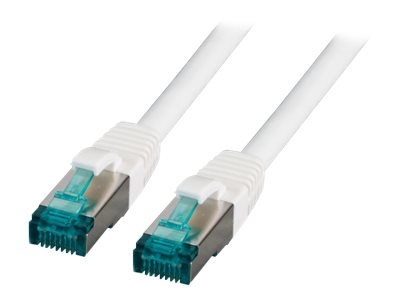 EFB RJ45 Patchkabel S/FTP Cat6A Weiss 1m Verpackung