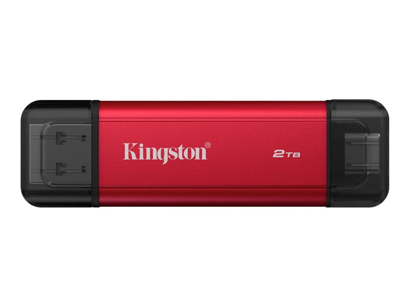 KINGSTON 2TB Dual USB-A/C Portable SSD Vorderansicht