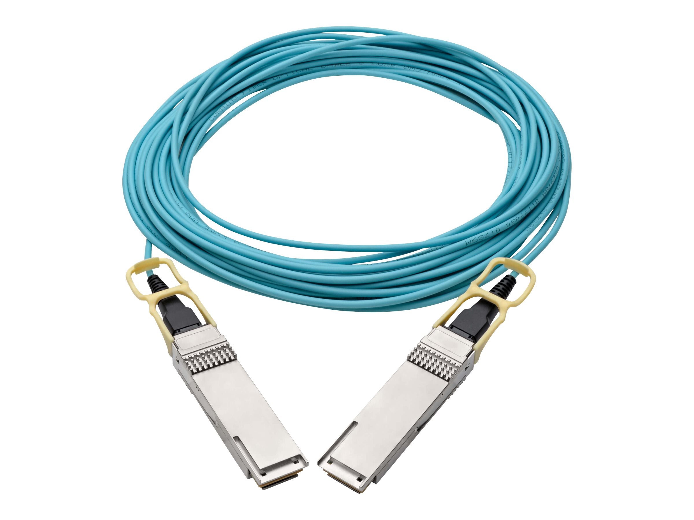 EATON TRIPPLITE QSFP28 to QSFP28 Active Optical Cable Vorderansicht