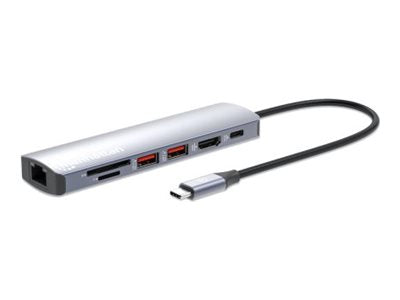 MANHATTAN USB-C PD 7-in-1 Dockingstation Vorderansicht