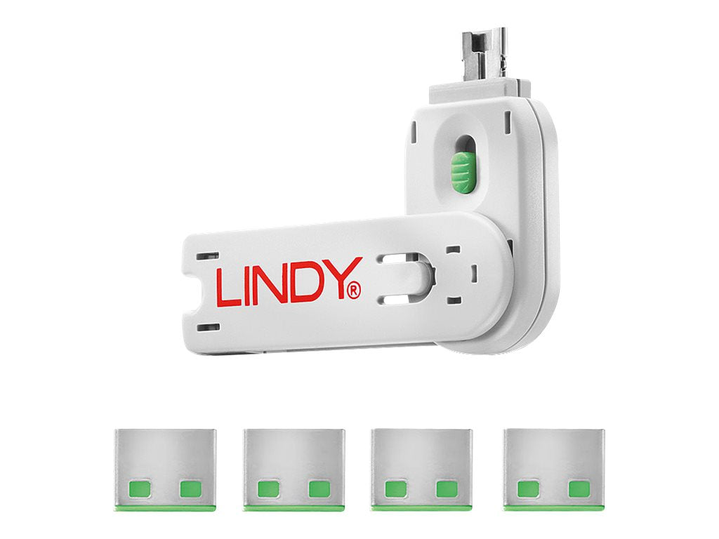 LINDY USB Portschloesser Detailansicht