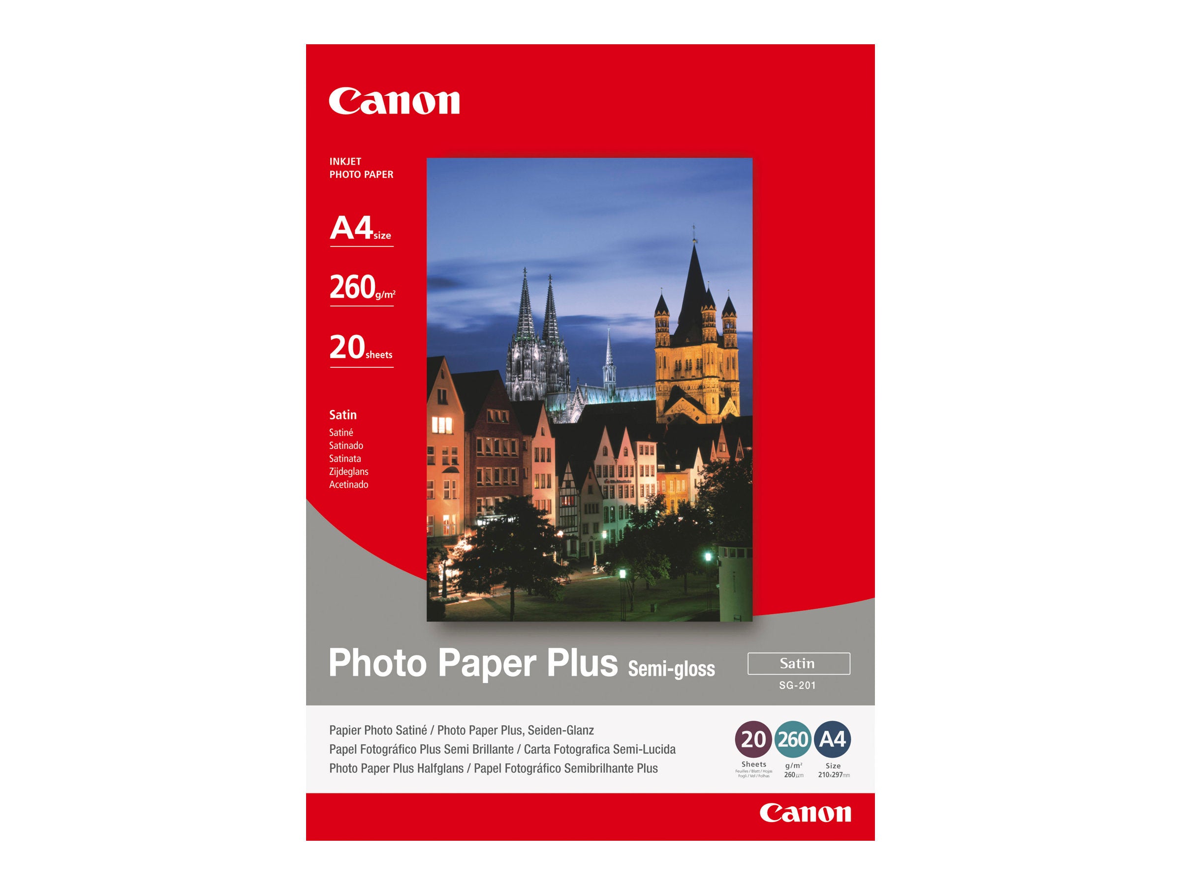 CANON SG-201 semi-gloss 10x15cm 5 Blatt