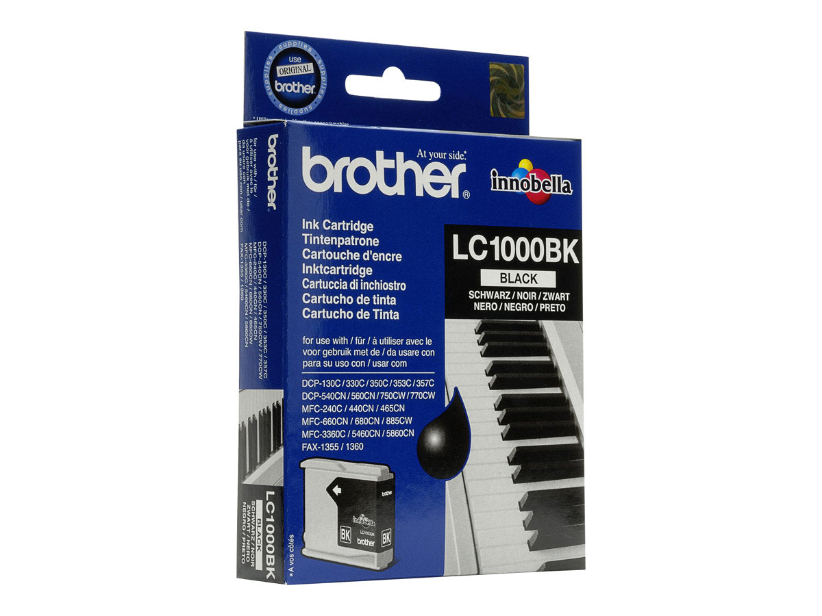 BROTHER LC1000BK Tintenpatrone Schwarz Vorderansicht