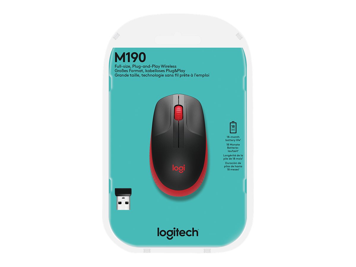 LOGITECH M190 Maus Vorderansicht