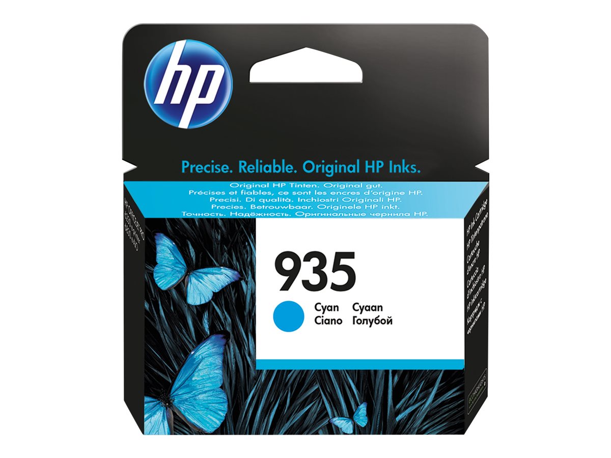 HP 935 original Tintenpatrone C2P20AE BGX cyan - Seitenansicht
