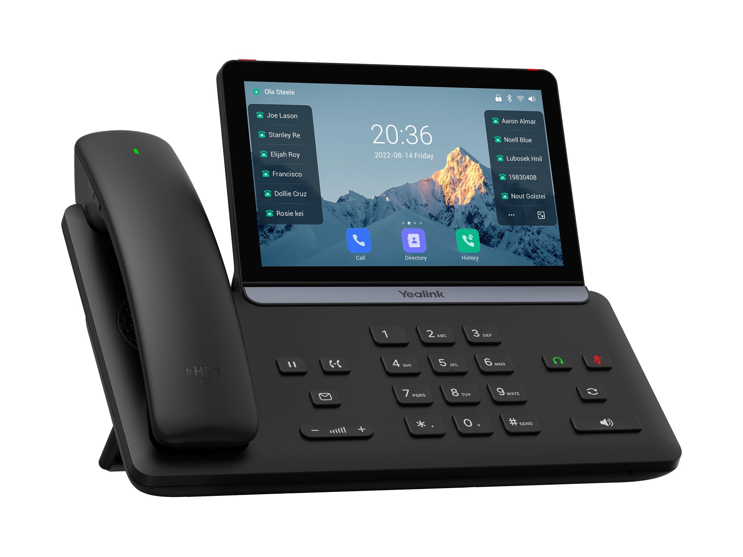 YEALINK SIP-T88W Pro VoIP-Telefon Vorderansicht