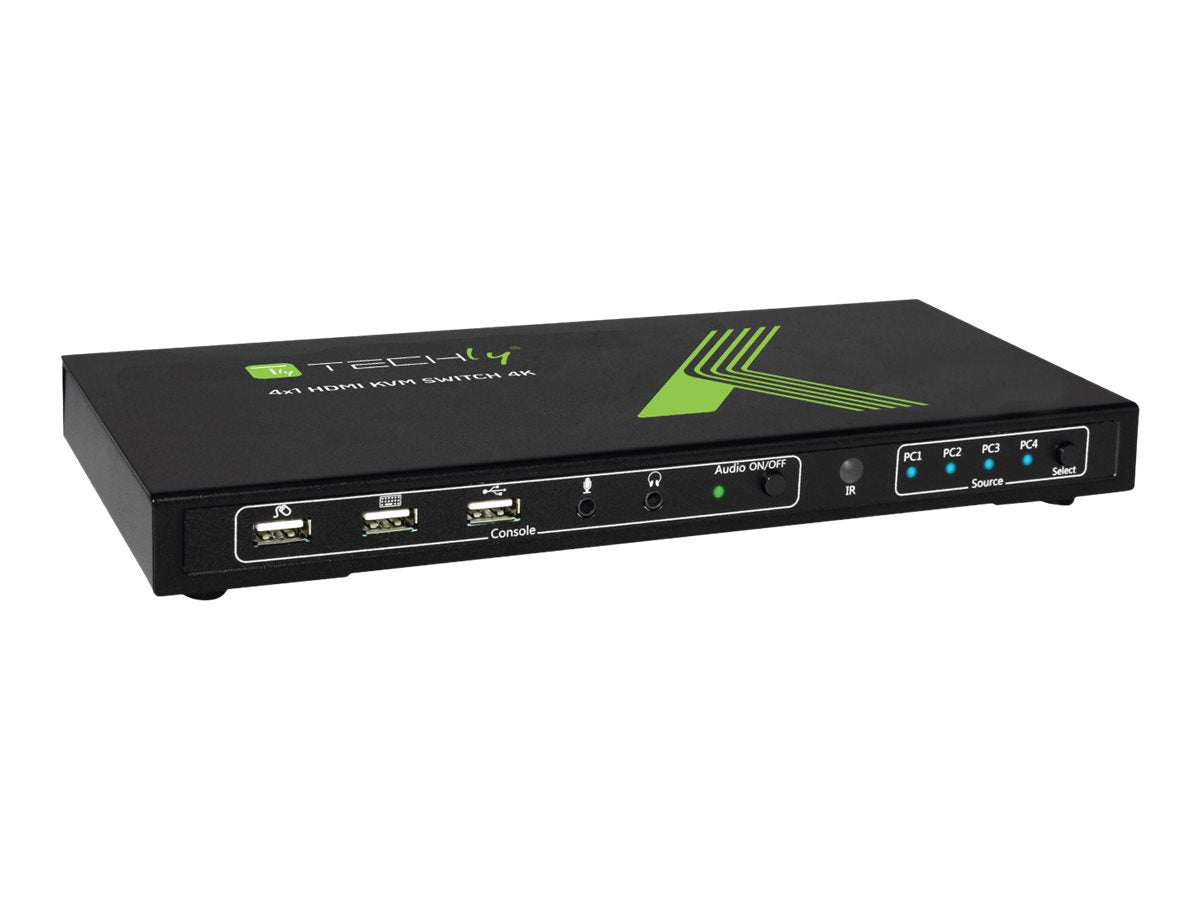 TECHLY USB HDMI KVM Switch 4X1 Vorderansicht