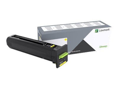 LEXMARK Toner yellow 22K CX825 - Vorderansicht