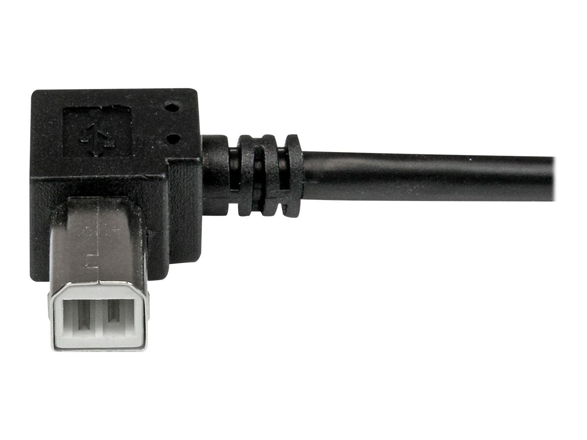 STARTECH.COM 3m USB 2.0 A to Right Angle B Cable - Anschlussansicht