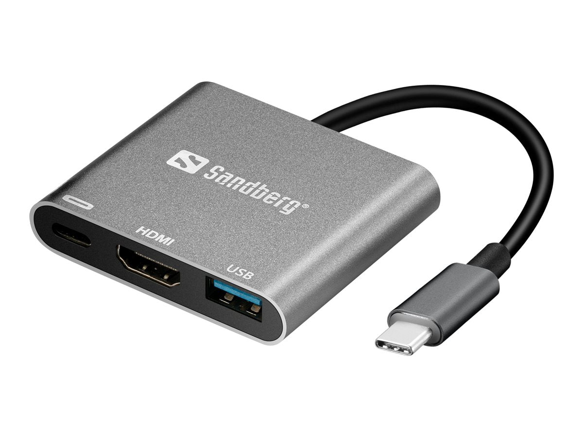 Verpackung des SANDBERG USB-C Mini Dock HDMI+USB