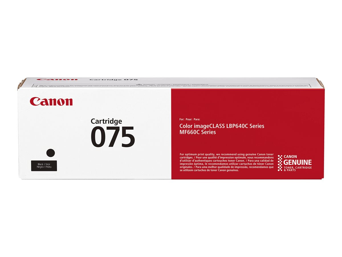 CANON Toner Cartridge 075 BK - Vorderansicht