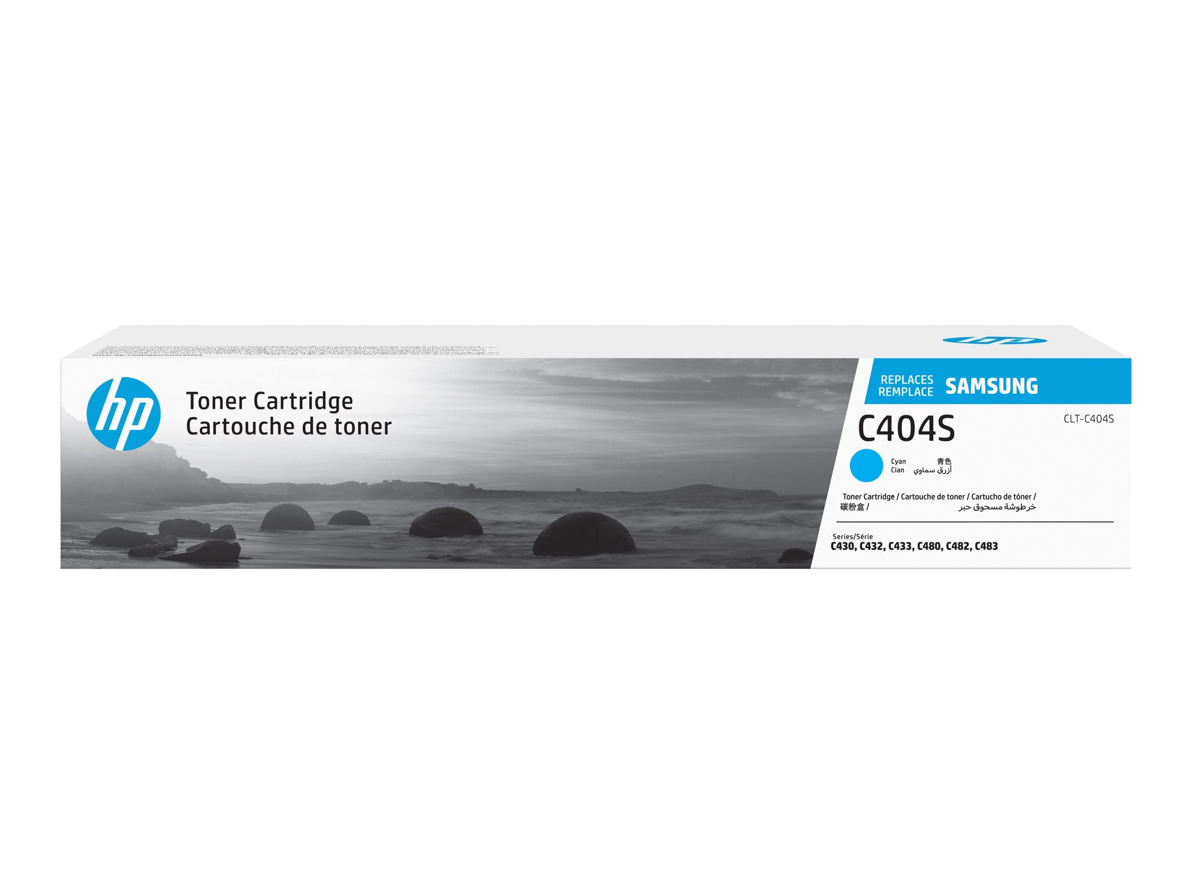 SAMSUNG CLT-C404S Cyan Toner Cartridge - Vorderansicht