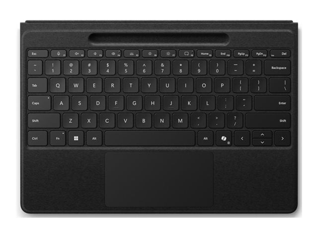 Vorderansicht des MICROSOFT Surface Pro Flex Keyboard Black