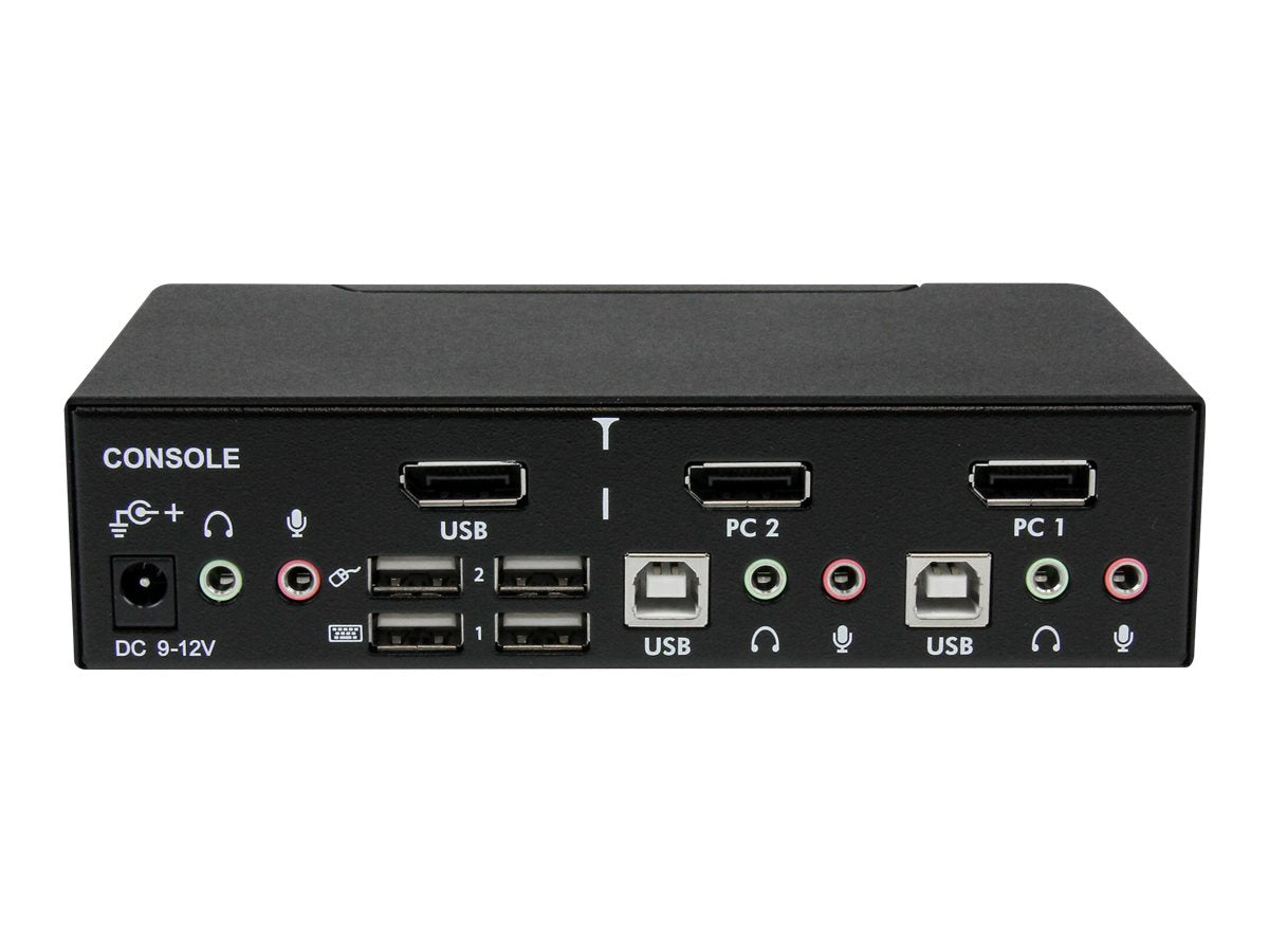 STARTECH.COM 2 Port Professional USB DisplayPort KVM Switch mit Audio - Anschlussdetails