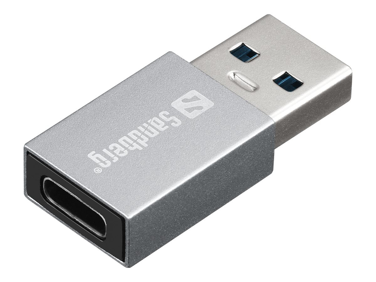 SANDBERG USB-A to USB-C Dongle Vorderansicht