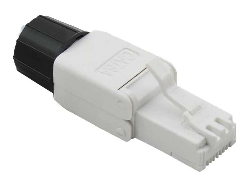 ROLINE feldkonfektionierbarer RJ-45 Stecker Kat 6A Class EA UTP weiss - Vorderansicht