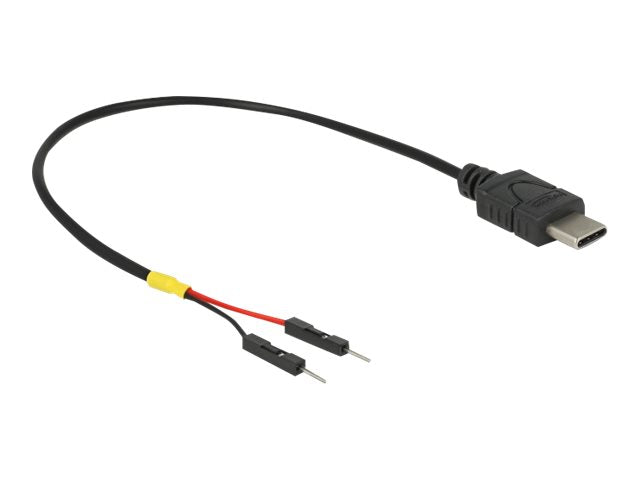 DELOCK USB Stromkabel Typ-C auf 2 x Pfostenstecker Verpackung