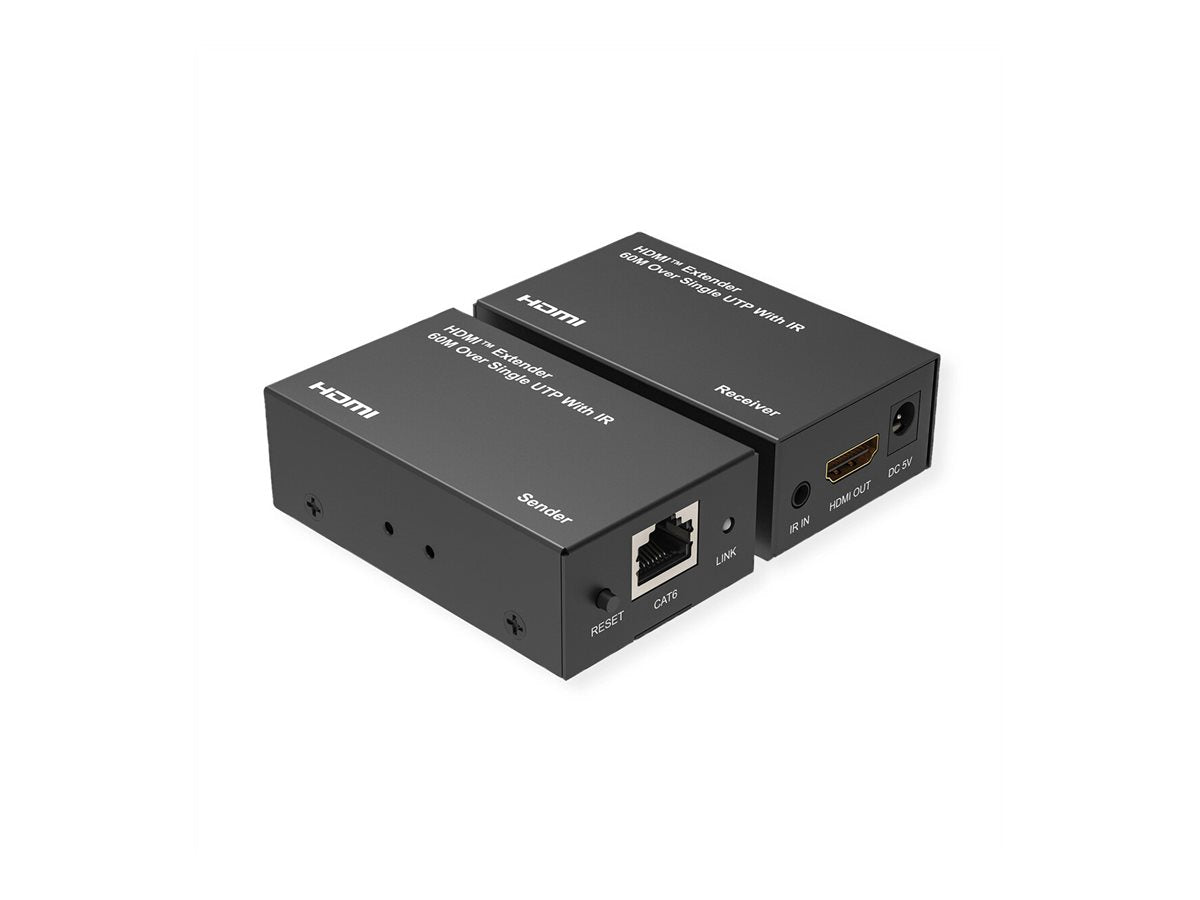 VALUE HDMI Verlängerung über Twisted Pair 60m - Anschlussansicht