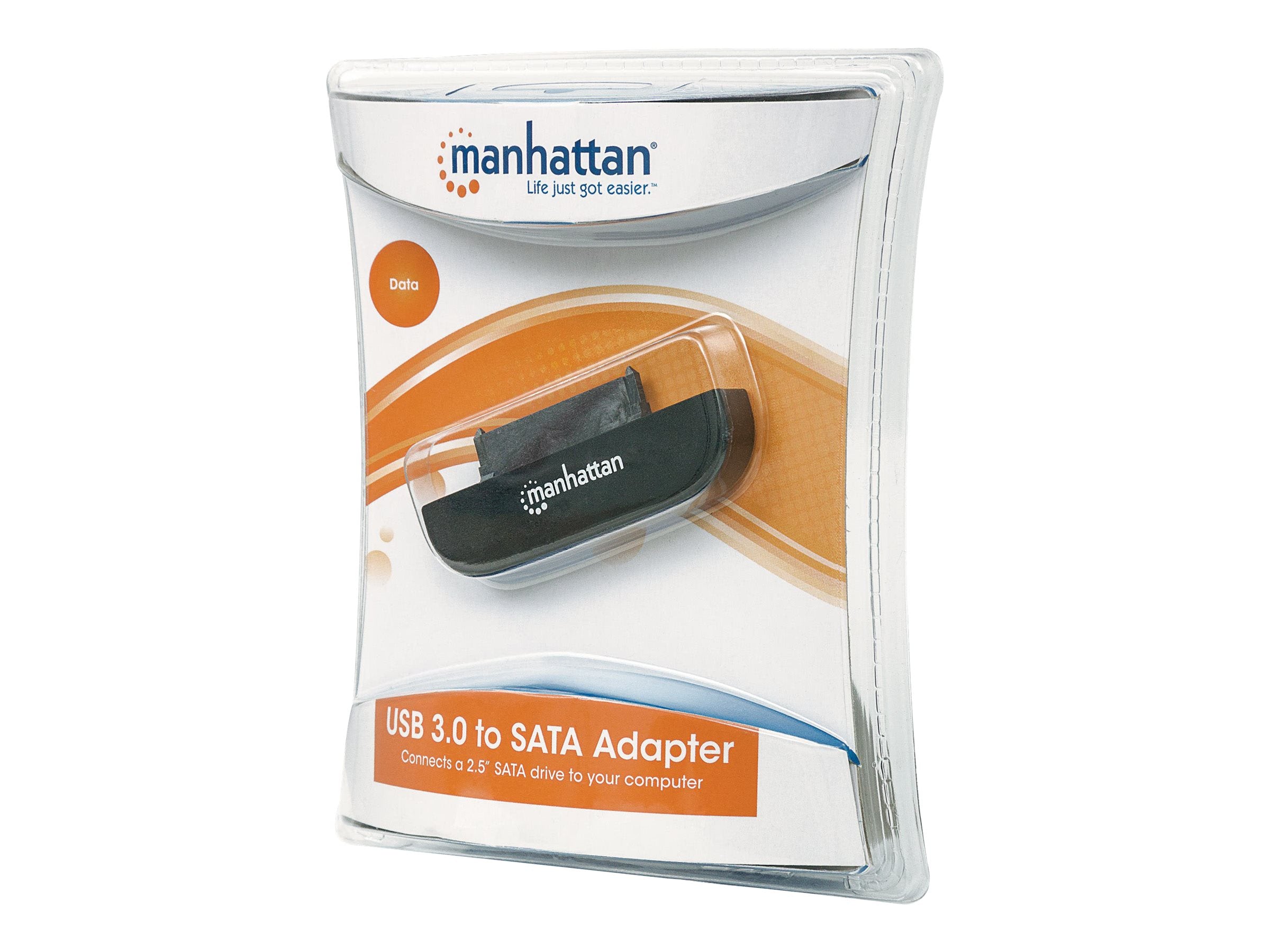 MANHATTAN USB 3.0 auf SATA Adapter Vorderansicht