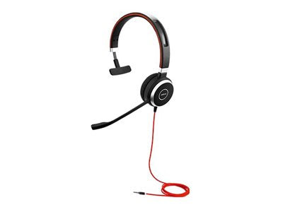 JABRA EVOLVE 40 UC Mono headset only with 3.5mm Jack without USB Controller headband discret boomarm