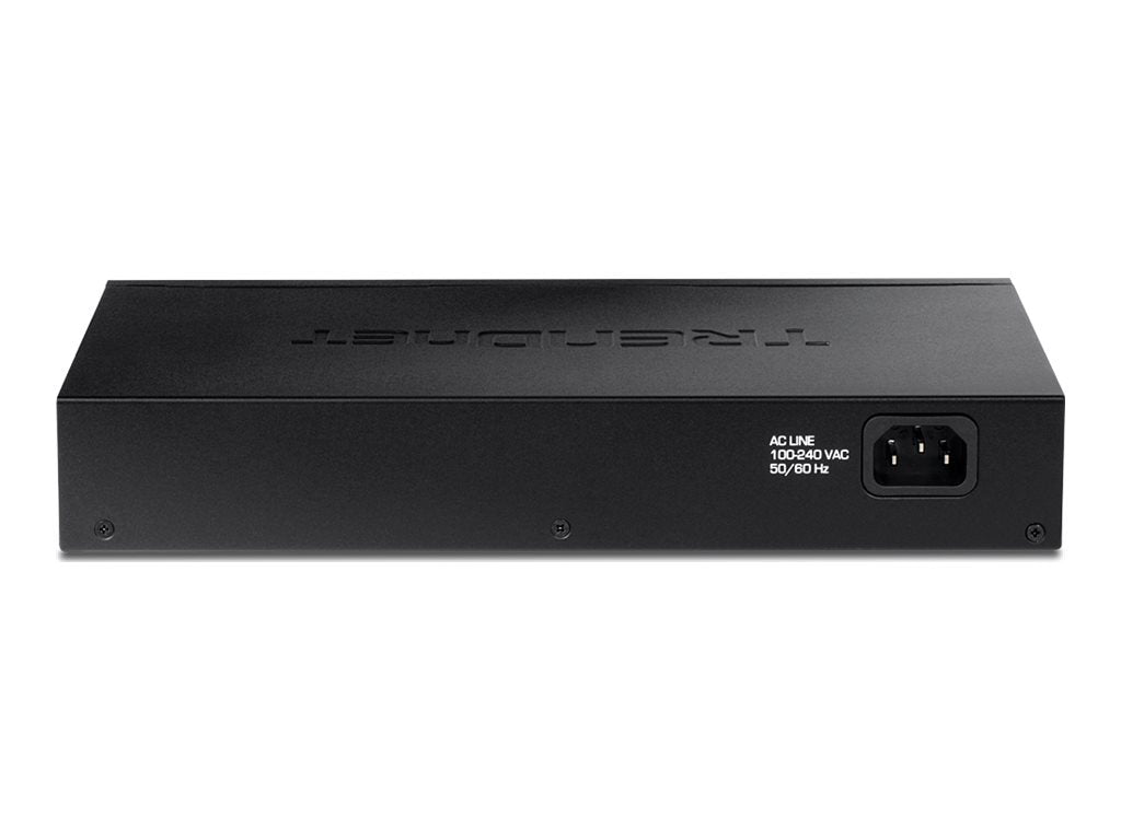 TRENDNET TEG-S25D 24 Port Desktop Gigabit Switch Rückansicht