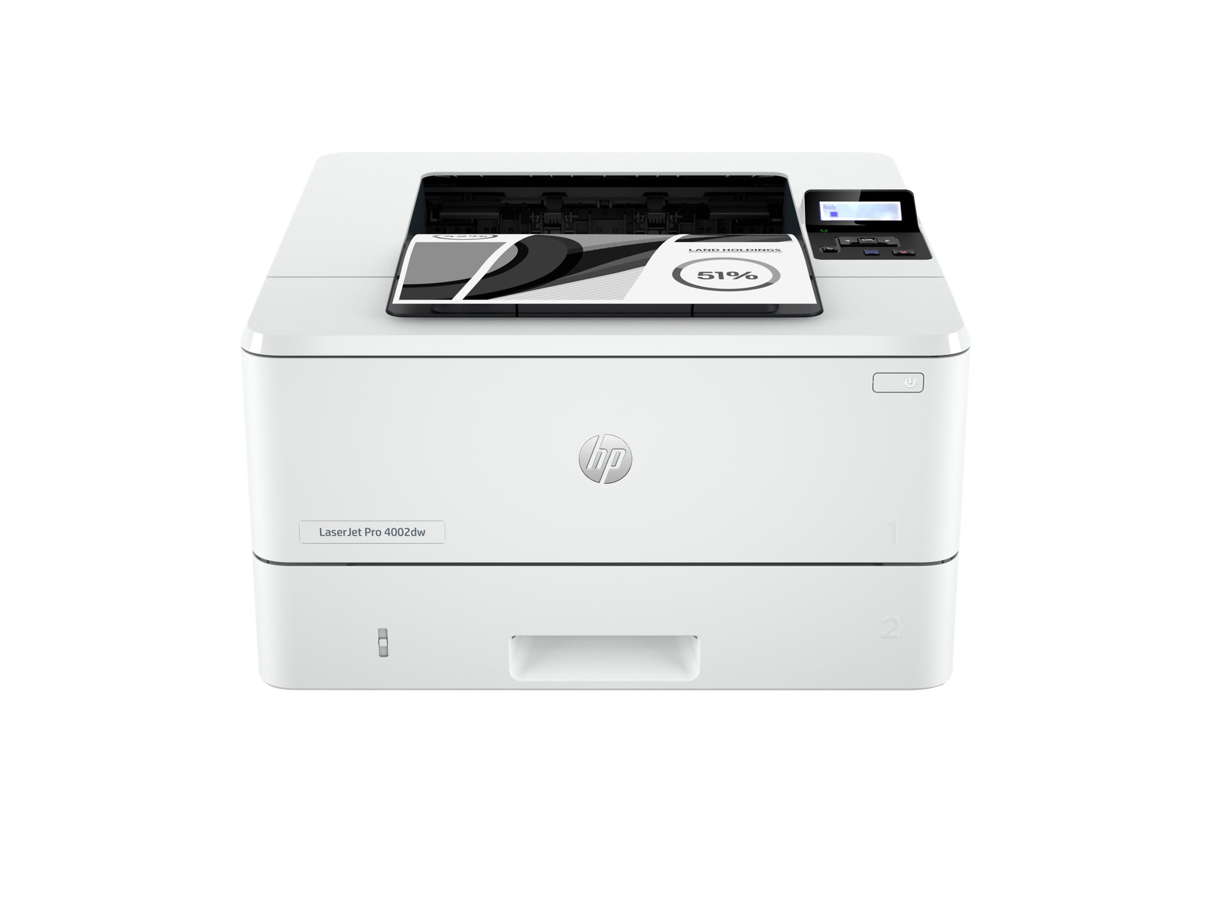 HP LaserJet Pro 4002dw Drucker Rückansicht