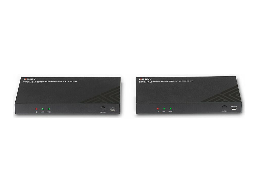 LINDY 100m Cat.6 HDMI 4K60 HDBaseT Extender Verpackung