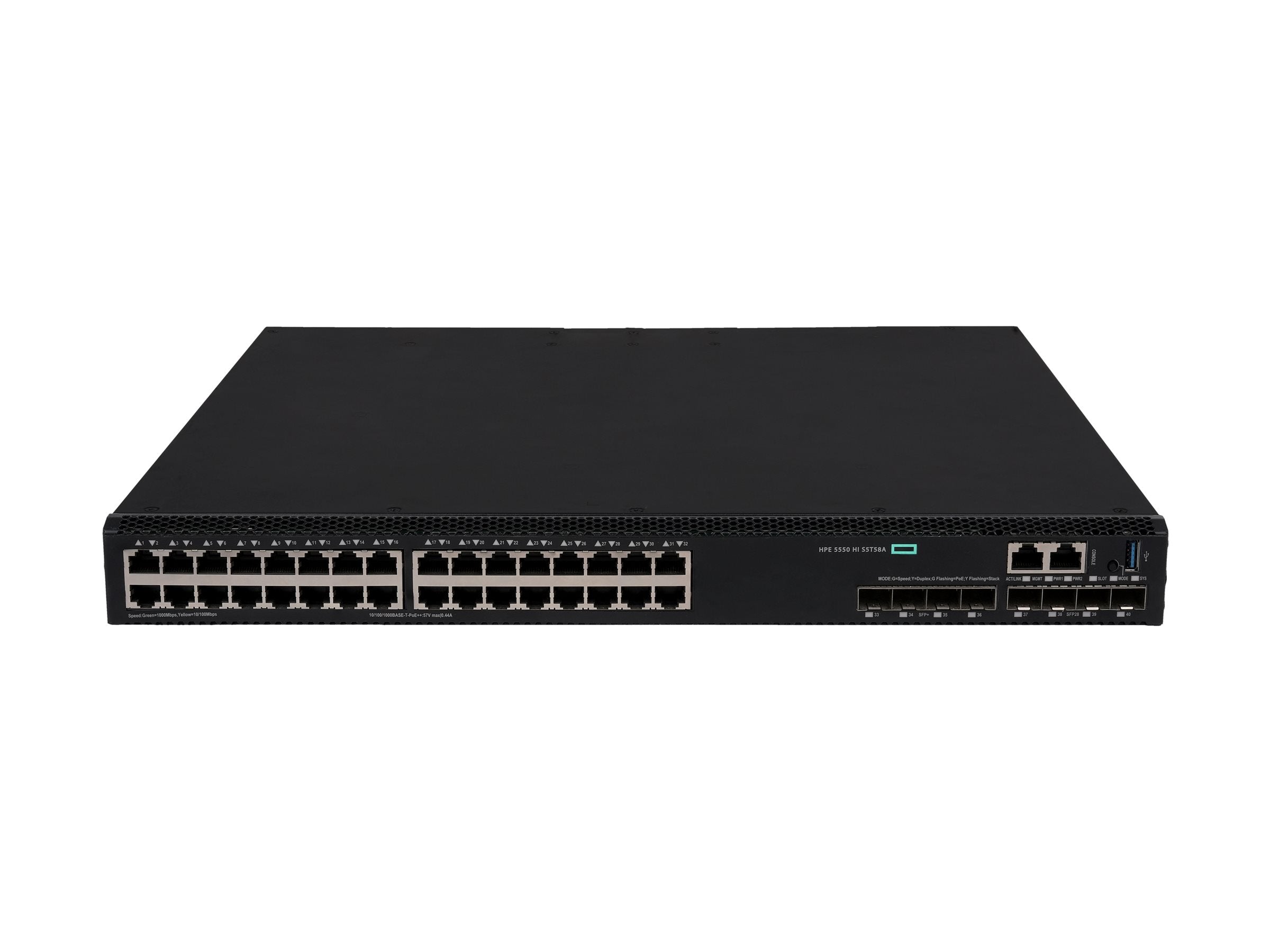 HPE Aruba 5550HI Switch 48x SFP 1G Port 4x SFP28 10G/25G Port 1-slot