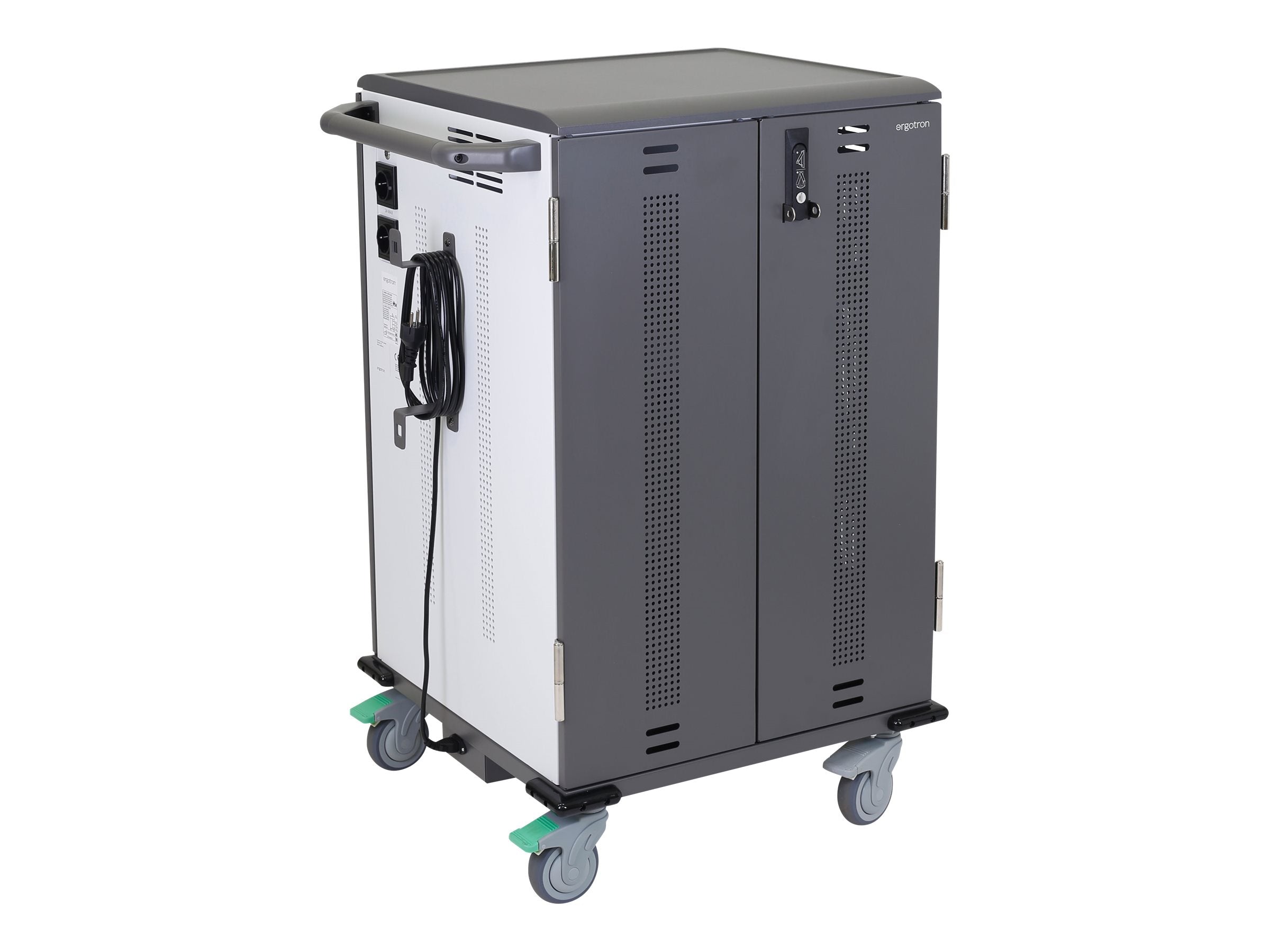 Vorderansicht des ERGOTRON YESMOR36 Charging Cart