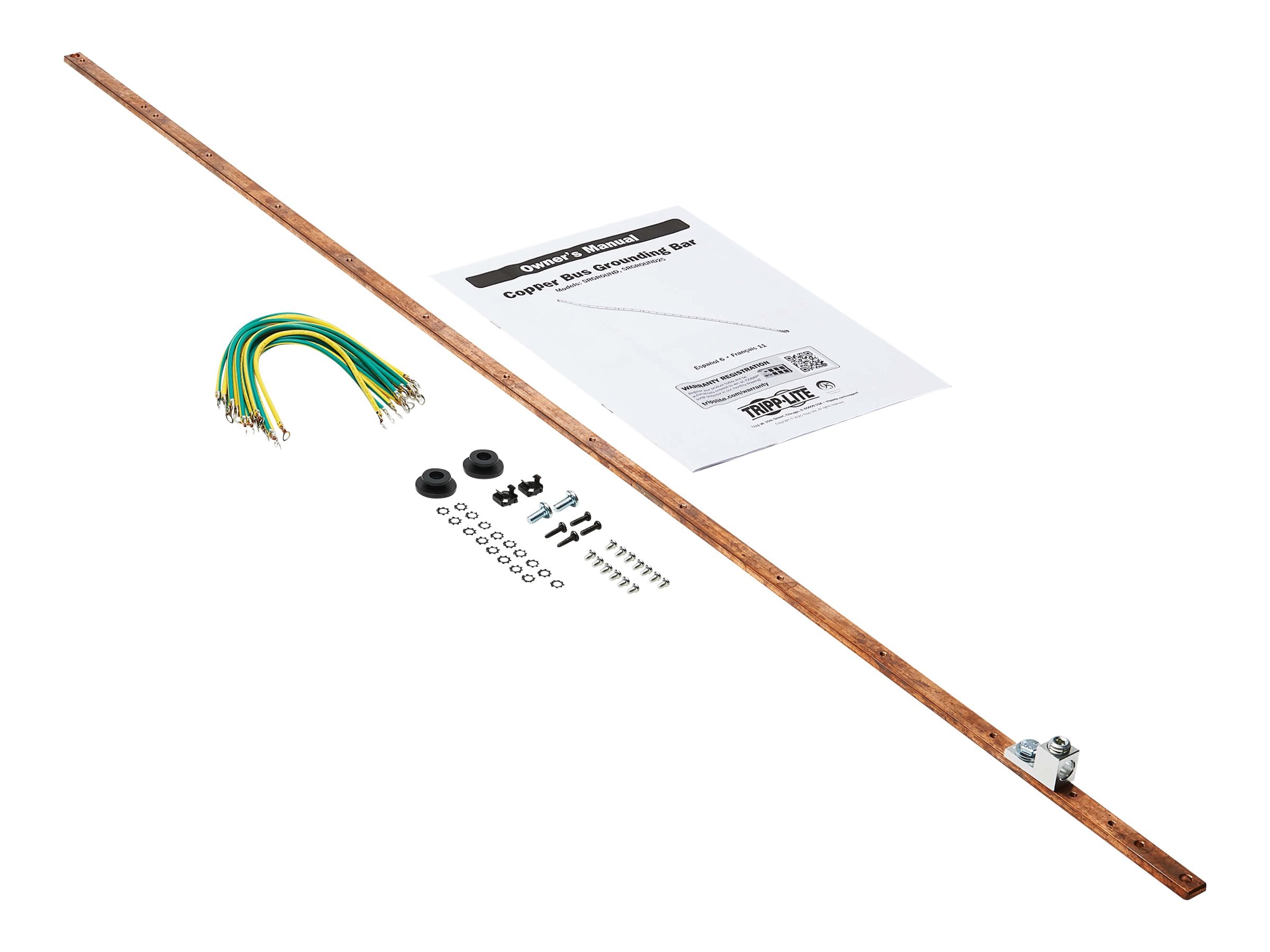 EATON SmartRack Copper Bus 24U Ground Bar Vorderansicht