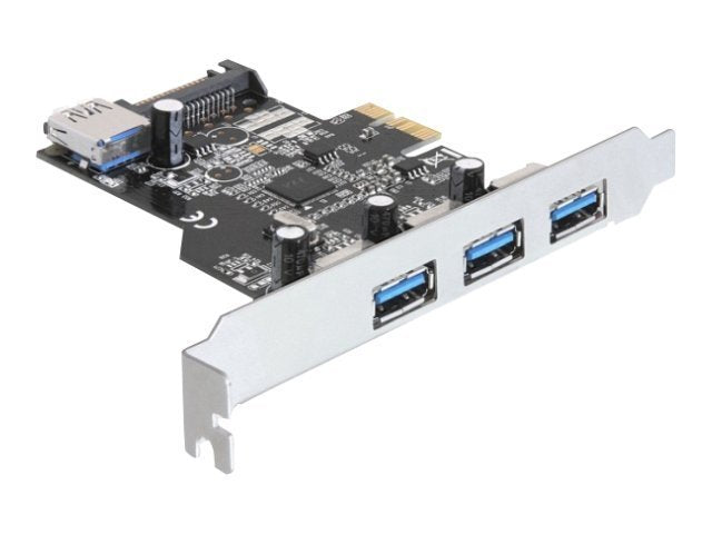 DELOCK PCIe USB 3.0 Karte Vorderansicht